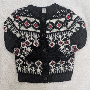 Carter's Toddler Girl Chunky Winter Fuzzy Cardigan Sweater 3T